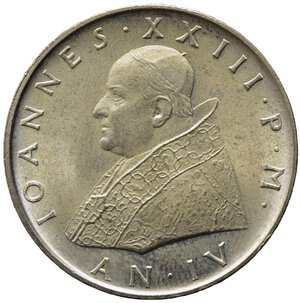 obverse: VATICANO. Giovanni XXIII. 500 Lire 1962. Ag. FDC