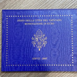 obverse: Vaticano. Monetazione in Euro. Benedetto XVI. Divisionale 2007. FDC