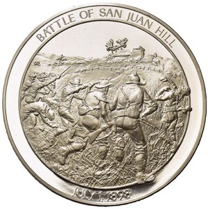 obverse: Medaglie Estere. Stati Uniti. The Franklin Mint Bicentennial History Of the United States Corps, Army and Navy. Medaglia 1974 Ag Sterling (24,85 g). Proof