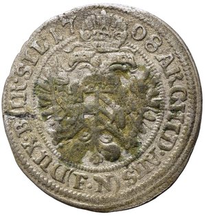 reverse: AUSTRIA. Joseph I. 3 Kreuzer 1708 FN. Ag (1,37 g). MB-BB