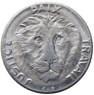 reverse: CONGO. 10 Francs 1965. Al. FDC