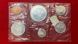 obverse: ESTERE. CANADA. Lotto di 6 monete, serie 1966. FDC