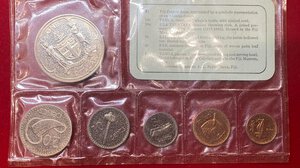 obverse: ESTERE. FIJI. Lotto di 6 monete, serie 1969. FDC