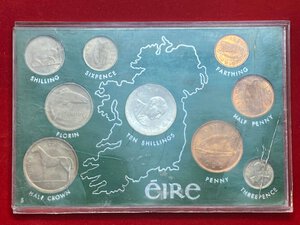 obverse: ESTERE. IRLANDA. Serie di 9 monete 1966. FDC