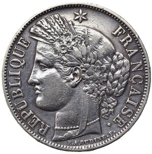 obverse: FRANCIA. 5 Francs 1850 A. Ag. BB