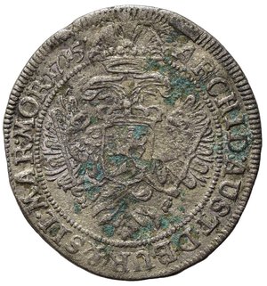 reverse: AUSTRIA. Charles VI (1711-1740). 3 Kreuzer 1715. Ag. BB+