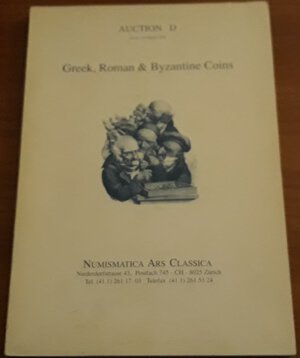 obverse: NAC. Catalogo asta Auction D (Greek, Roman & Byzantine Coins) 2 marzo 1994, 2366 lotti, ril. Edit. Ottimo stato.