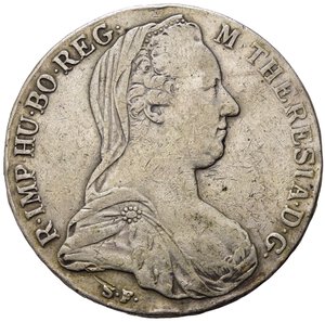 obverse: AUSTRIA. Maria Teresa (1740-1780). Tallero. Ag (27,85 g - 40,2 mm). MB-BB