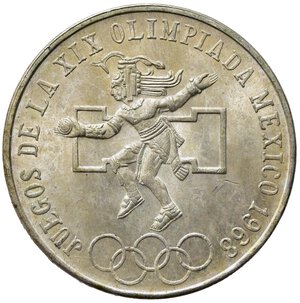 reverse: MESSICO. 25 Pesos 1968. Ag. FDC