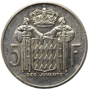 reverse: MONACO. Ranieri III. 5 francs 1960. qFDC
