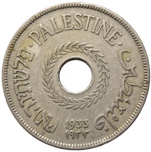 obverse: PALESTINA. 20 Mils 1933. BB