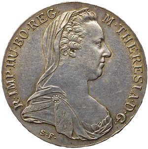 obverse: AUSTRIA. Maria Teresa (1740-1780). Tallero. Ag (28,07 g - 40,6 mm). SPL