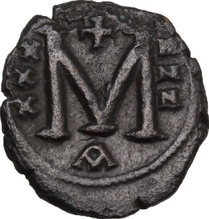 reverse: Constantine V. Copronymus (741-775).. AE Follis. Constantinople mint. Struck 741-?