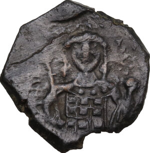 reverse: John II, Comnenus (1118-1143).. AE half Tetarteron. Type B. Thessalonica mint. Struck 1118-1122(?)