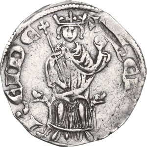 reverse: Cyprus.  Henry II (1285-1324). AR 1/2 Gros, Crusader States. Lusignan Kingdom of Cyprus
