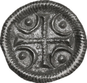 obverse: Hungary.  Uncertain issuer.. AR Denar, 12th century AD