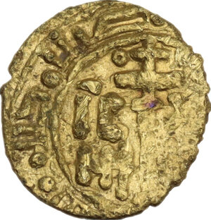 reverse: Italy..  Ruggero II (1105-1154).. AV Tari, Sicily, Messina or Palermo mint, after 1140