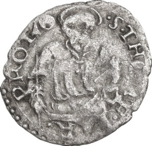 reverse: Italy .  Ottavio Farnese (1547-1586). BI Soldo, Parma mint