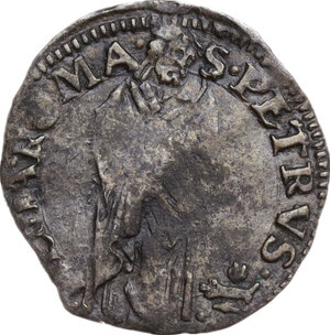 reverse: Italy .  Clemente VII (1523-1534), Giulio De Medici. BI Quattrino, Roma mint