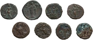 reverse: The Roman Empire.. Lot of eight (8) alexandrine tetradachm to be sorted