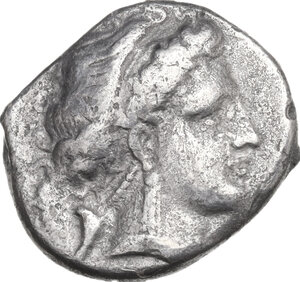 obverse: Central and Southern Campania, Neapolis. AR Nomos, c. 300-280 BC