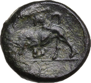 reverse: Syracuse.  Hieron II (274-215 BC).. AE 17 mm