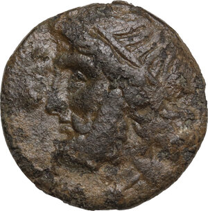 obverse: Syracuse.  Hieron II (274-215 BC).. AE 21 mm