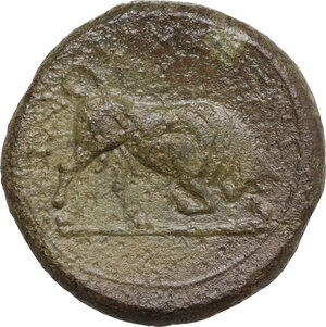 reverse: Tauromenion. AE 23 mm, 275-216 BC