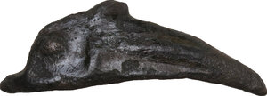 obverse: Skythia, Olbia. AE Cast dolphin, late 5th-4th century BC