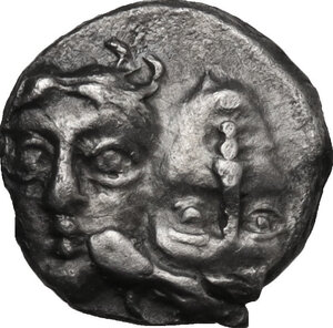 obverse: Thrace, Istros. AR Trihemiobol, 4th century BC
