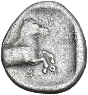 reverse: Thessaly, Pharkadon.. AR Hemidrachm, c. c.440-400 BC