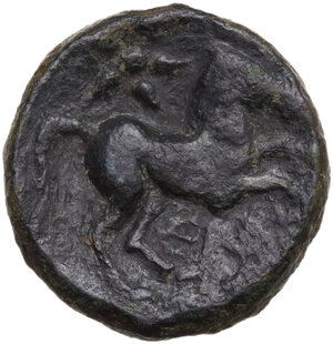 reverse: Northern Apulia, Salapia. AE 18 mm, 225-210 BC