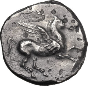 obverse: Akarnania, Leukas. AR Stater (Fourreé?), 320-280 BC
