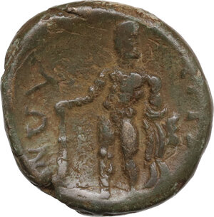 reverse: Aitolia, Aitolian League.. AE Hemiobol, 205-150 BC