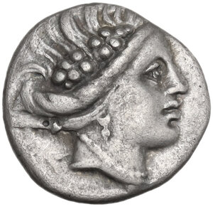 obverse: Euboia, Histiaia. AR Tetrobol, 338-304 BC