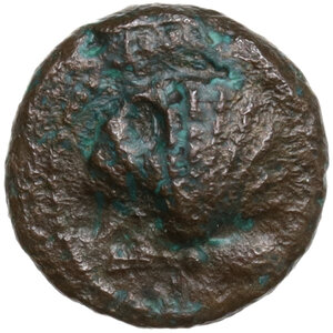 obverse: Southern Apulia, Brundisium. AE 10 mm, 217-212 BC