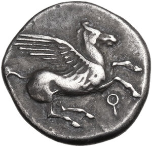 obverse: Corinthia, Corinth. AR Stater, 405-345 BC
