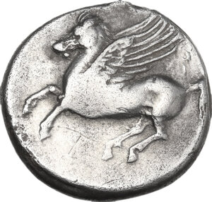 obverse: Corinthia, Corinth. AR Stater, 345-307 BC