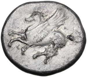 obverse: Corinthia, Corinth. AR Stater, 375-300 BC
