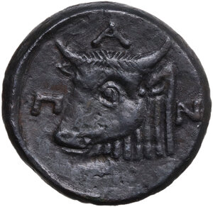reverse: Cimmerian Bosporos, Pantikapaion. AE 26 mm. Late 4th-early 3rd century BC