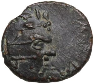 obverse: Cimmerian Bosporos, Pantikapaion. AE 14 mm, 150-120 BC