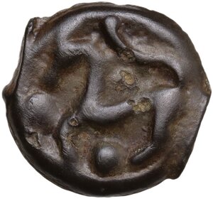 reverse: Northwest Gaul, Senones. Potin Unit, 100-50 BC