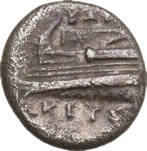 reverse: Bithynia, Kios. AR Hemidrachm, 340-330 BC