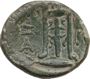 reverse: Mysia, Kyzikos. AE 17 mm, 3rd century BC