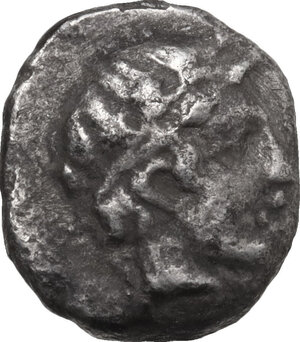 obverse: Troas, Neandria. AR Obol, c. 350-340 BC. Chian standard