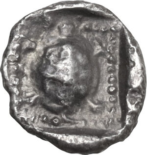 reverse: Lesbos, Methymna. AR Obol, 500-460 BC