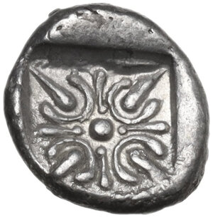 reverse: Ionia, Miletos. AR Diobol, 520-450 BC