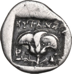 reverse: Islands off Caria, Rhodes. AR Drachm, 166-88 BC