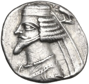 obverse: Kings of Parthia.  Phraates IV (38-2 BC).. AR Drachm