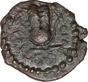 reverse: Egypt, Ptolemaic Kingdom.  Ptolemy Apion (104-96 BC).. AE Chalkous, Kyrene mint